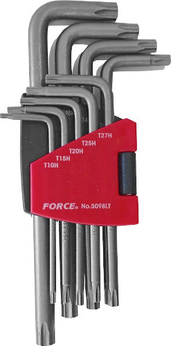 Σετ 8 μακριών κλειδιών torx με τρύπα T10 - T50
